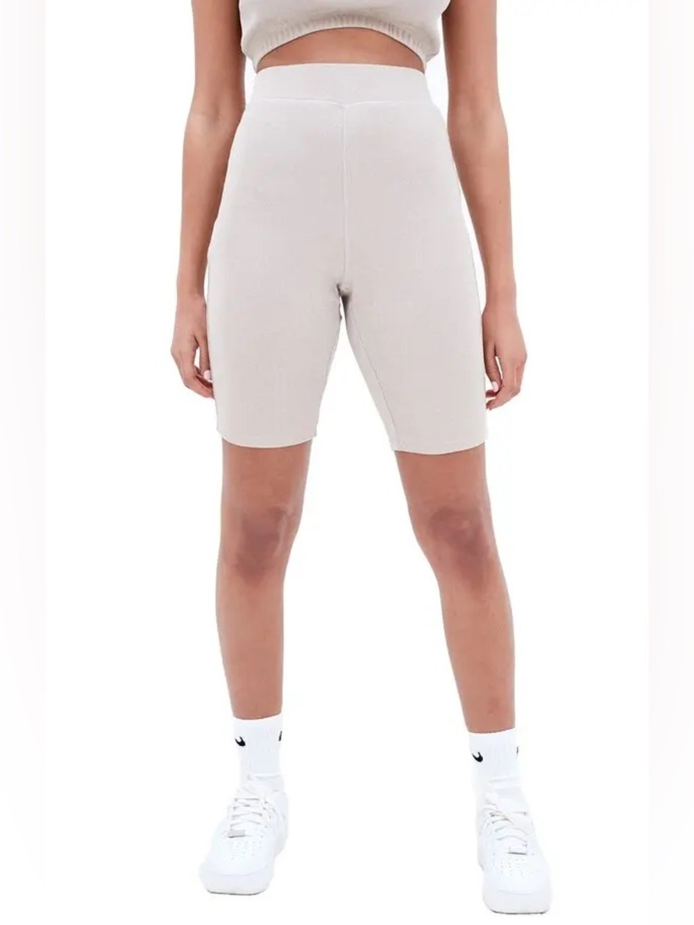 4th & Reckless Sia Cycling Shorts in Beige XS NWT